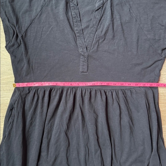 ME+EM Open Collar Tiered Maxi Dress in Navy 12 - Picture 11 of 13